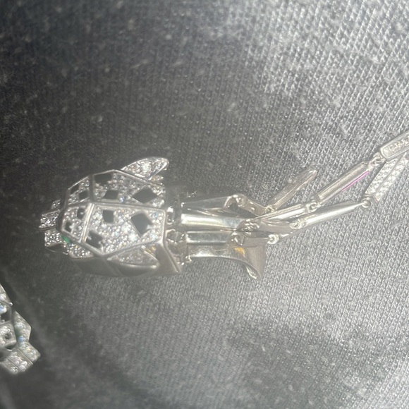 Cartier diamond emerald eye panthers - Picture 5 of 5